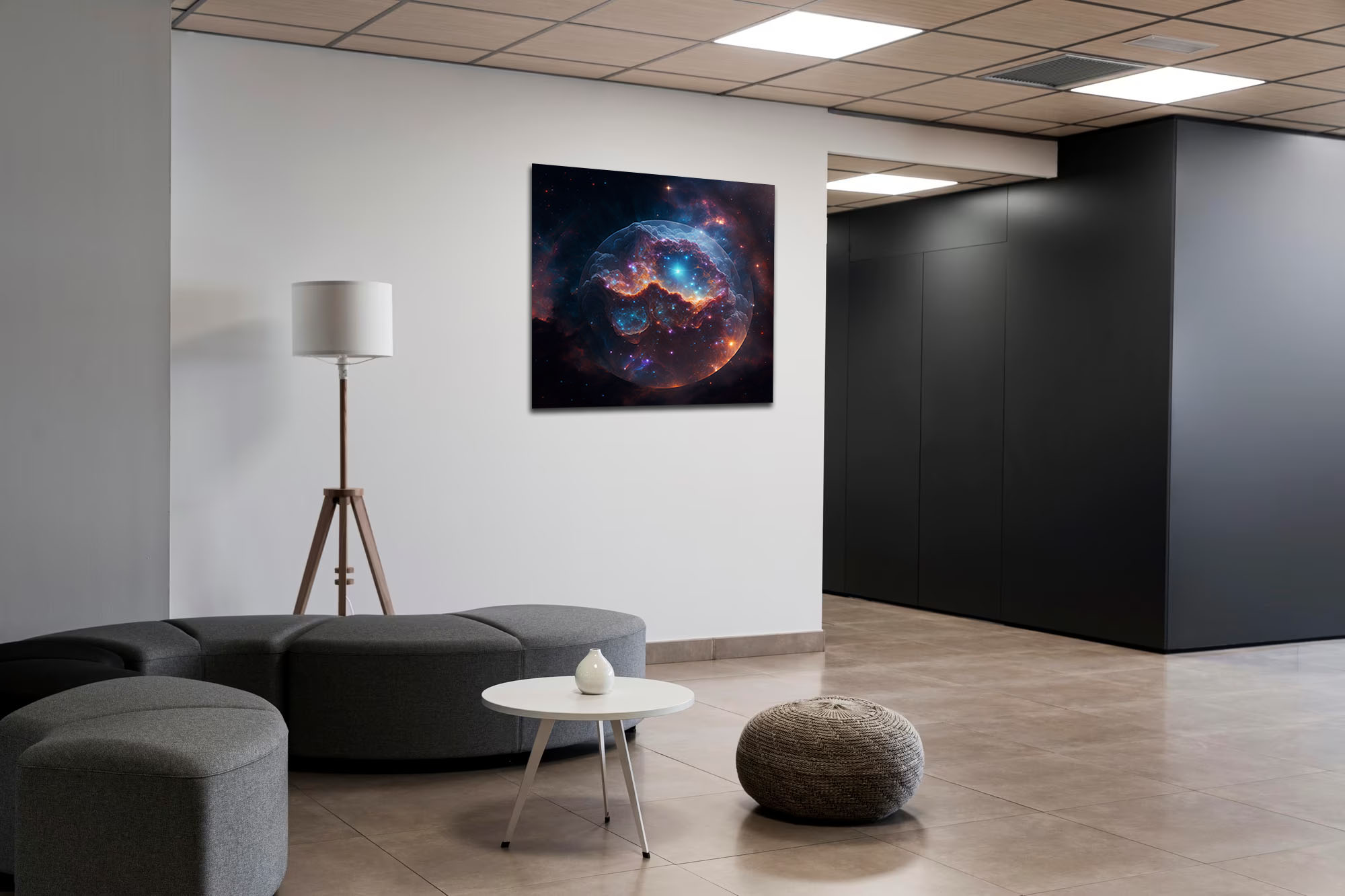 Immerse in Cosmic Beauty: Universe Sphere Art - Image 3