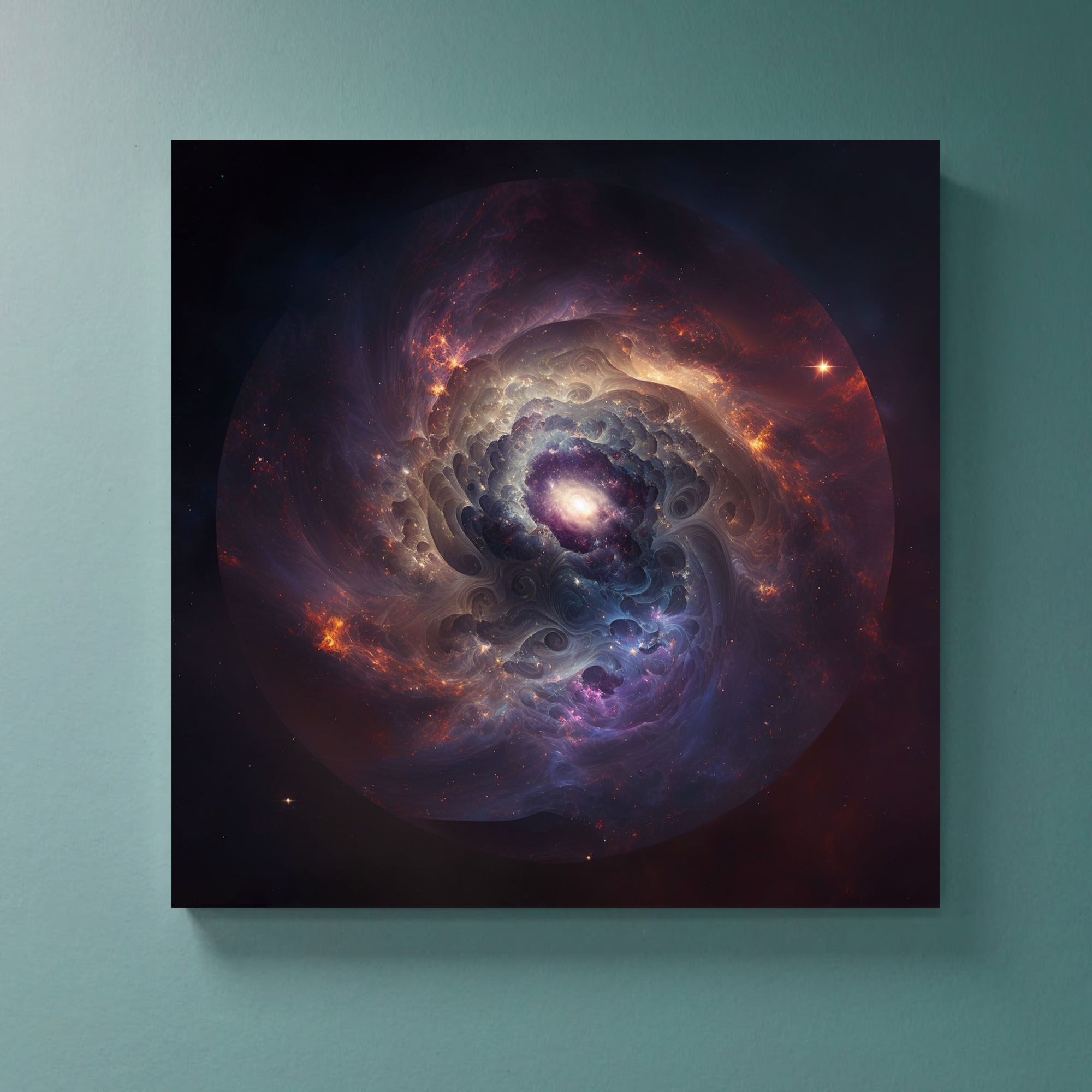 Universe in a Sphere: Captivating Canvas Art - Image 2