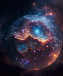 Immerse in Cosmic Beauty: Universe Sphere Art