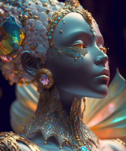 Futuristic Queen: A Conceptual Art Extravaganza
