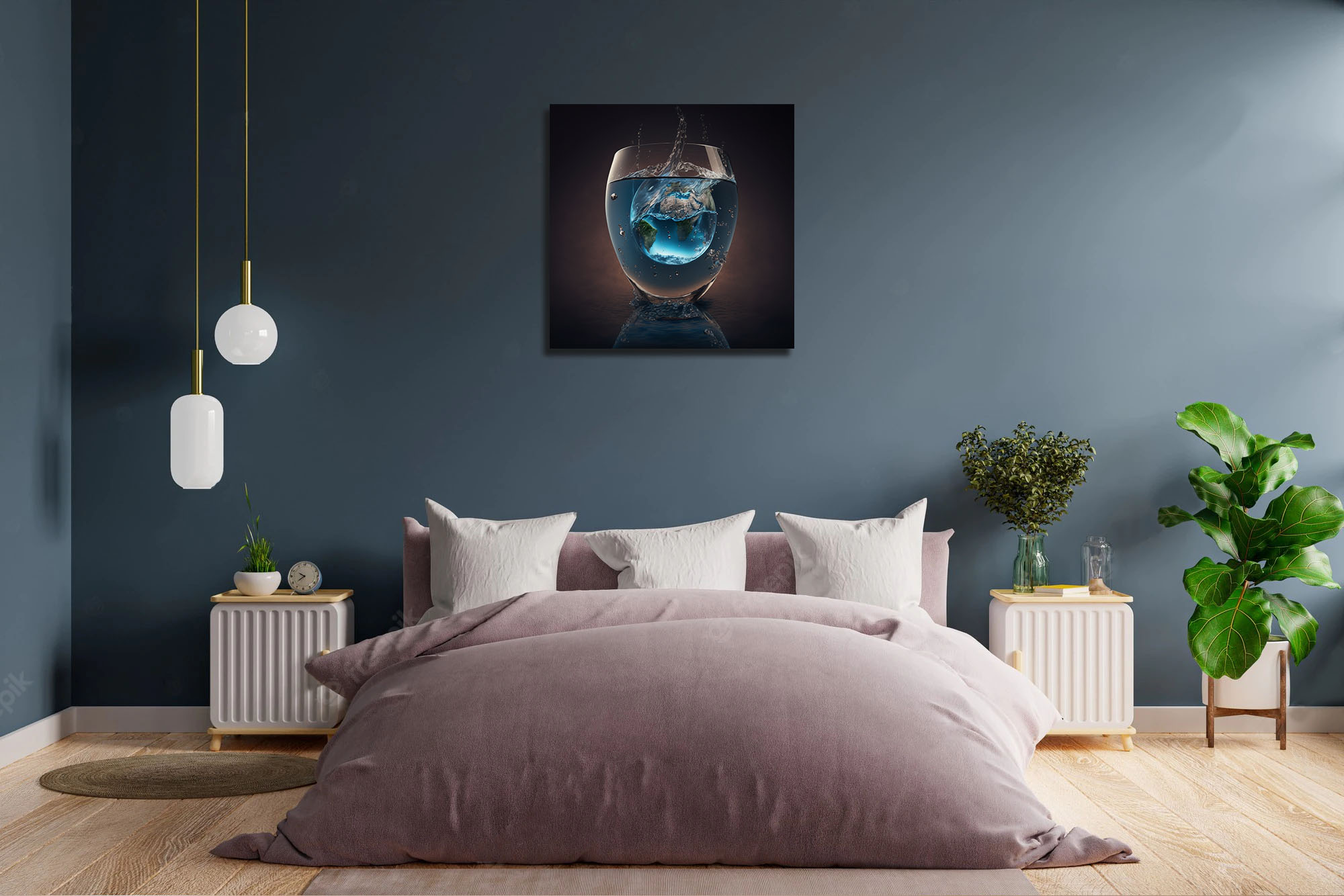 Surreal Art: World Inside a Glass - Image 4