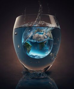 Surreal Art: World Inside a Glass
