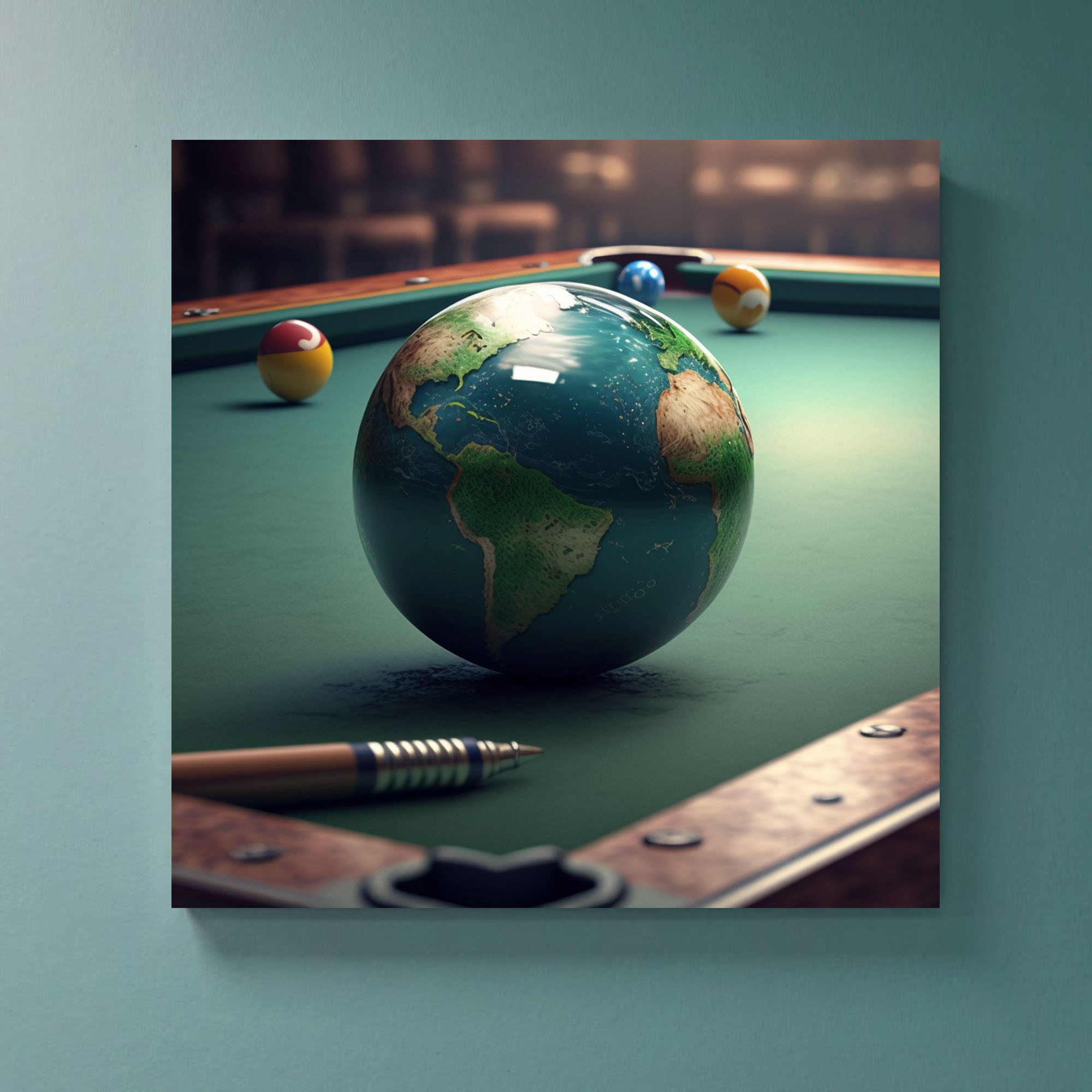 Dive into Hyperrealistic Pool Ball Art - Image 2