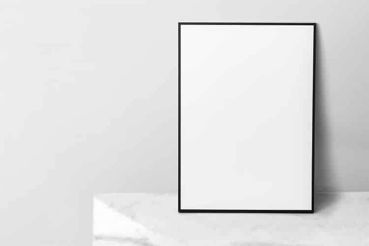 an image of an empty frame